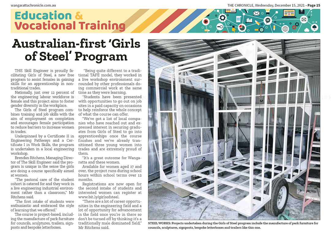 Australian-first 'Girls of Steel' Program